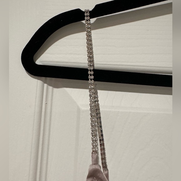 NWT ✅ H&M Taupe Rhinestone Strap Cami Size XL✨ - Picture 2 of 5